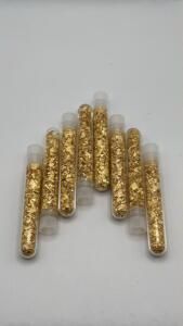 (8) Tubes Of Gold Flake/ Leaf Gold
