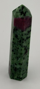 464ct. Natural Red Ruby In Zoisite Gemstone Hexagonal Spire Tower