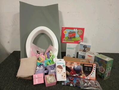 Baby Changing Pad, Elevated Toilet Seat, Baby Stroller Fans, Bubble Machine And More!