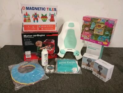Children's Motor Car Engine, Newborn Insert, Magnetic Tiles, Baby Bath Chair And More!