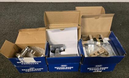 Better Home Products Variety Of Satin Nickel & Chrome, (2) Left Handed & (4) Non Handed Handles. Brand New In The Box!