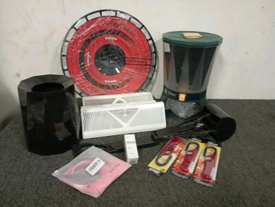 Rice Dispenser, 4-Grid Rotating Rice Storage Container, (3) Baseboard Air Registers, (4) 18" Wheel Covers, And More!