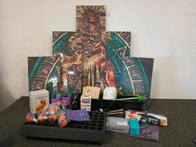 Mayan Calendar 5 Piece Wall Art, (10) 72 Count Seed Germination Trays, Autumn Decor, And More!