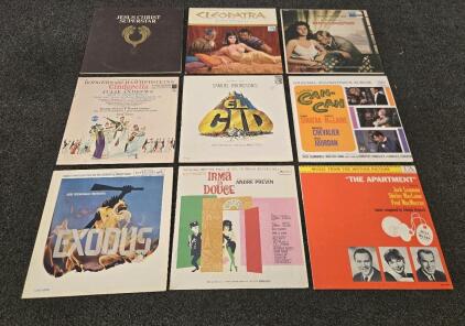 (9) Vintage Movie Soundtrack Records