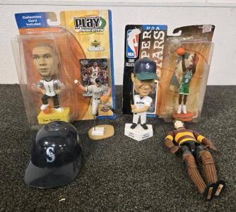 NBA Super Stars & PlayMakers Bobbleheads, Tim Duncan, Bret Boone