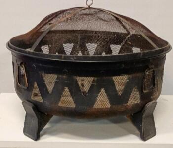 HeatMaxx 30 in. Round Wood-Burning Fire Pit.