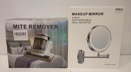 Bed Vacuum Cleaner with Dust Sensor, Mattress Vacuum Cleaner with UV & Ultrasonic and High Heating, 13Kpa Suction 500W Powerful Double-Cup Handheld Vacuum New From Amazon, FUNTOUCH 5000mAh Rechargeable Wall Mounted Lighted Makeup Vanity Mirrors, Double Si