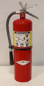New Fully Charged Amerex ABC Dry Chemical Fire Extinguisher