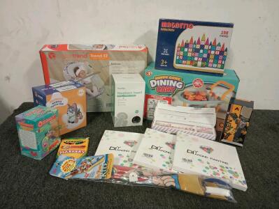 Babytrend Bouncer, Happy Game Children's Dining Cart, Newborn Insert And More!