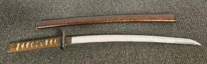 25" Katana w/Wood Sheath