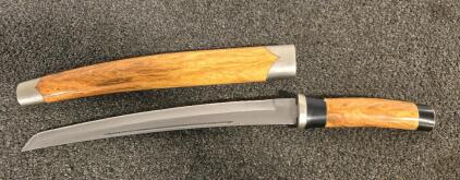 18" Blade w/Wood Sheath/Handle