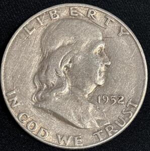 1952 Franklin Library Half Dollar Coin