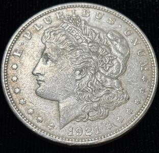1921 Morgan Silver Dollar Coin