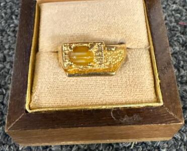 Men&rsquo;s Gold Ring Size 11