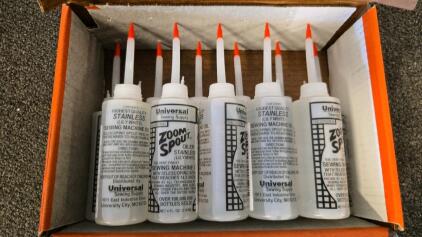 (11) Zoom Spout Sewing Machine Oil 4oz Bottles