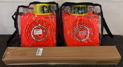 28&rdquo; Collapsable Traffic Safety Orange Cones Set of 4 And (1) Heavy Duty Wheel Alignment Tool Kit