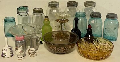 Collection Of Vintage & Decorative Glassware