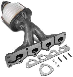 DNA MOTORING Factory Style Catalytic Converter Exhaust Manifold Replacement Compatible W/ 04-08 Malibu / 06-08 G6 / 07-08 Aura, 0EM-CONV-003