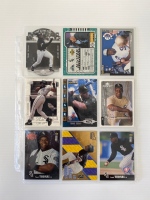 (9) Frank Thomas Baseball Cards
