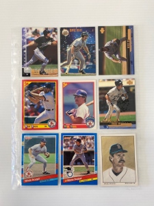 (9) Wade Boggs Sports Cards