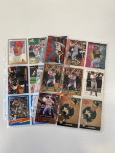 (18) Mark McGwire Sports Cards