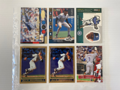 (6) Alex Rodriguez Sports Cards