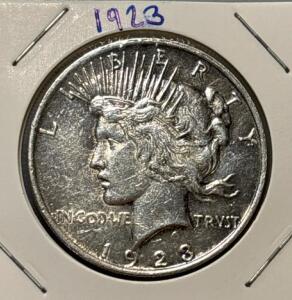 1923 Liberty Peace Silver Dollar Coin
