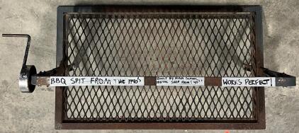 Vintage Handmade BBQ Spit Rack
