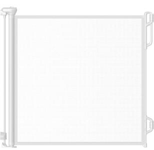 (2) Multi Use Retractable Gates For Babies or Pets (white)