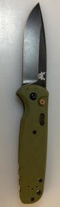 &ldquo;High Quality&rdquo; Green Push Button Auto Knife