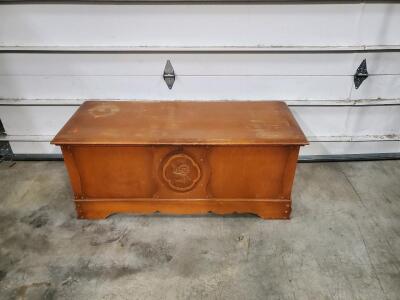 Lane Cedar Chest with Carved Spinning Wheel, Cedar Lining, Aroma-Tight