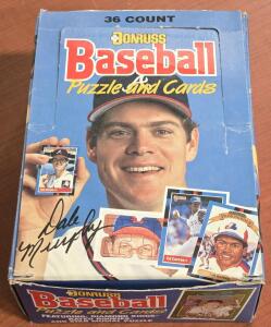 Donruss 1988 Baseball Player Card Pack Box