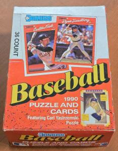 Donruss 1990 Baseball Player Card Pack Box