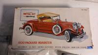 Hubley 1/22 Scale 1930 Packard Roadster Model Kit, 143 Parts, Metal - 2
