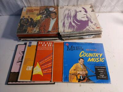 (50) Assorted Vinyl Records Including Marty Martin, Dean Martin And More