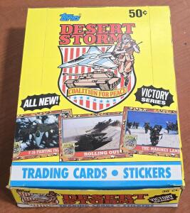 Topps 1991 Desert Storm Trading Card Pack Box - Victory Series