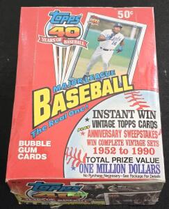 *FACTORY SEALED* Topps 40 Years of Baseball Card Pack Box