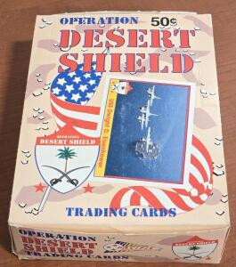 Pacific 1991 Operation Desert Shield Trading Card Pack Box