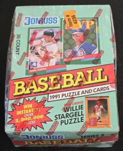 *FACTORY SEALED* Donruss 1991 Series-2 Baseball Card Pack Box
