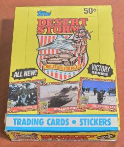 Topps 1991 Desert Storm Trading Card Pack Box - Victory Series