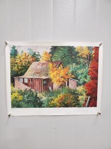 (19) A. Lyall Lush Art Print, No Frame
