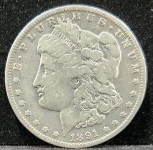 1891-O Morgan Silver Dollar (UNAUTHENTICATED)