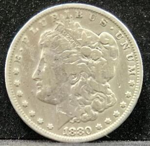 1880 Morgan Silver Dollar (UNAUTHENTICATED)