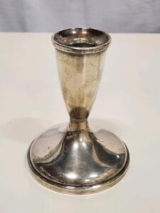 Hamilton Sterling Silver Candlestick, Classic Design