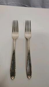 Alvin Southern Charm Sterling Silver Forks, 1941, Set of 2