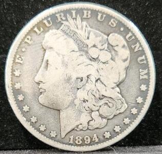 1894-O Morgan Silver Dollar (UNAUTHENTICATED)