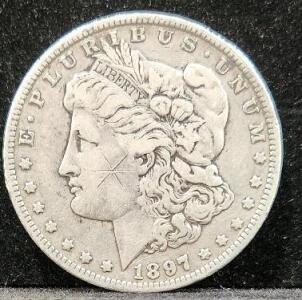 1897-O Morgan Silver Dollar (UNAUTHENTICATED)