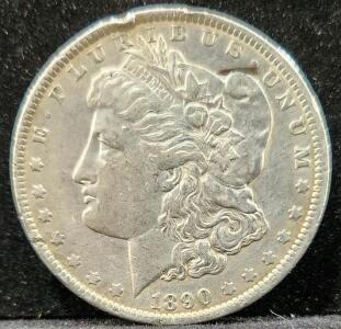 1890 Morgan Silver Dollar (UNAUTHENTICATED)