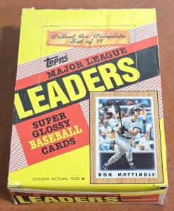 Topps 1987 Baseball Player Card Pack Box