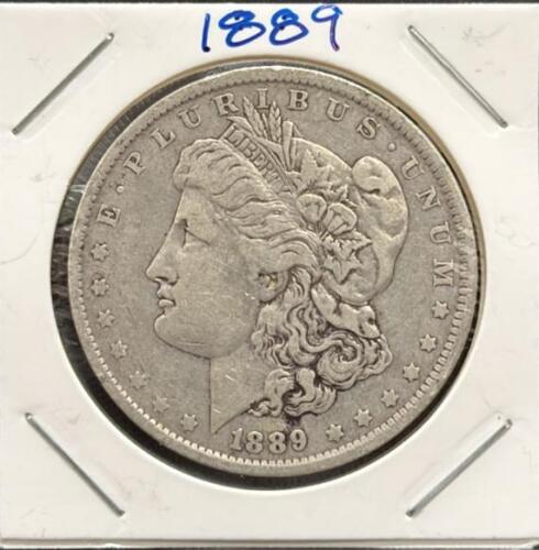 1889 Morgan Silver Dollar, 90% Silver, George T. Morgan Design